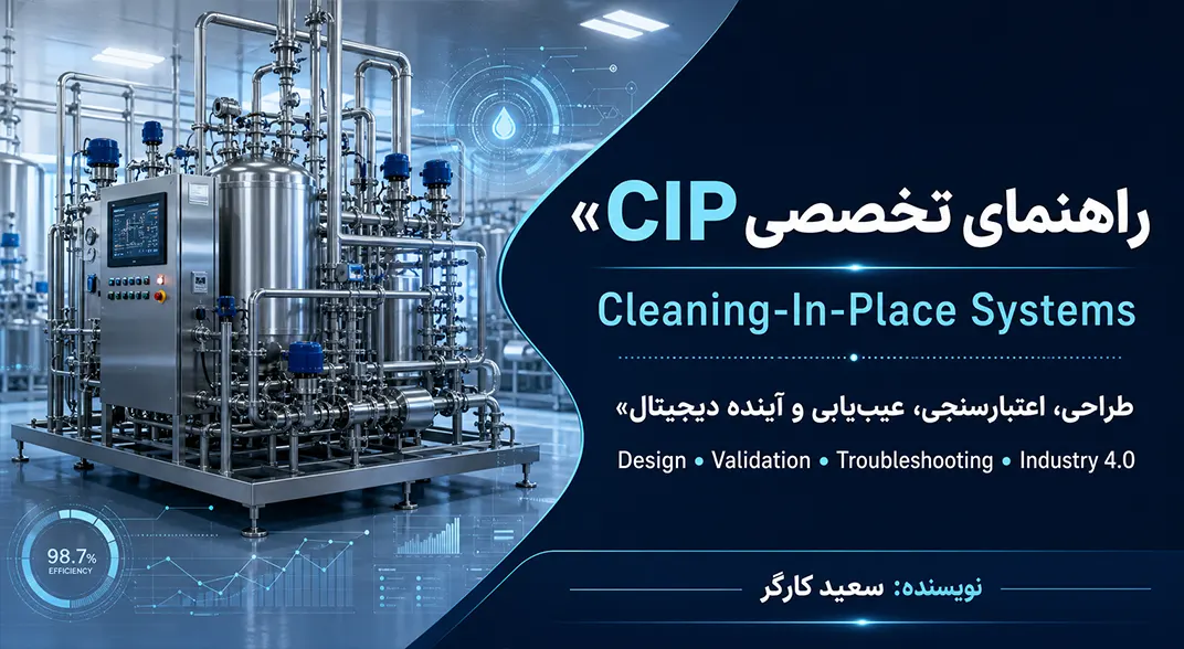 راهنمای تخصصی CIP (شستشو در محل) | طراحی، اعتبارسنجی، عیب یابی